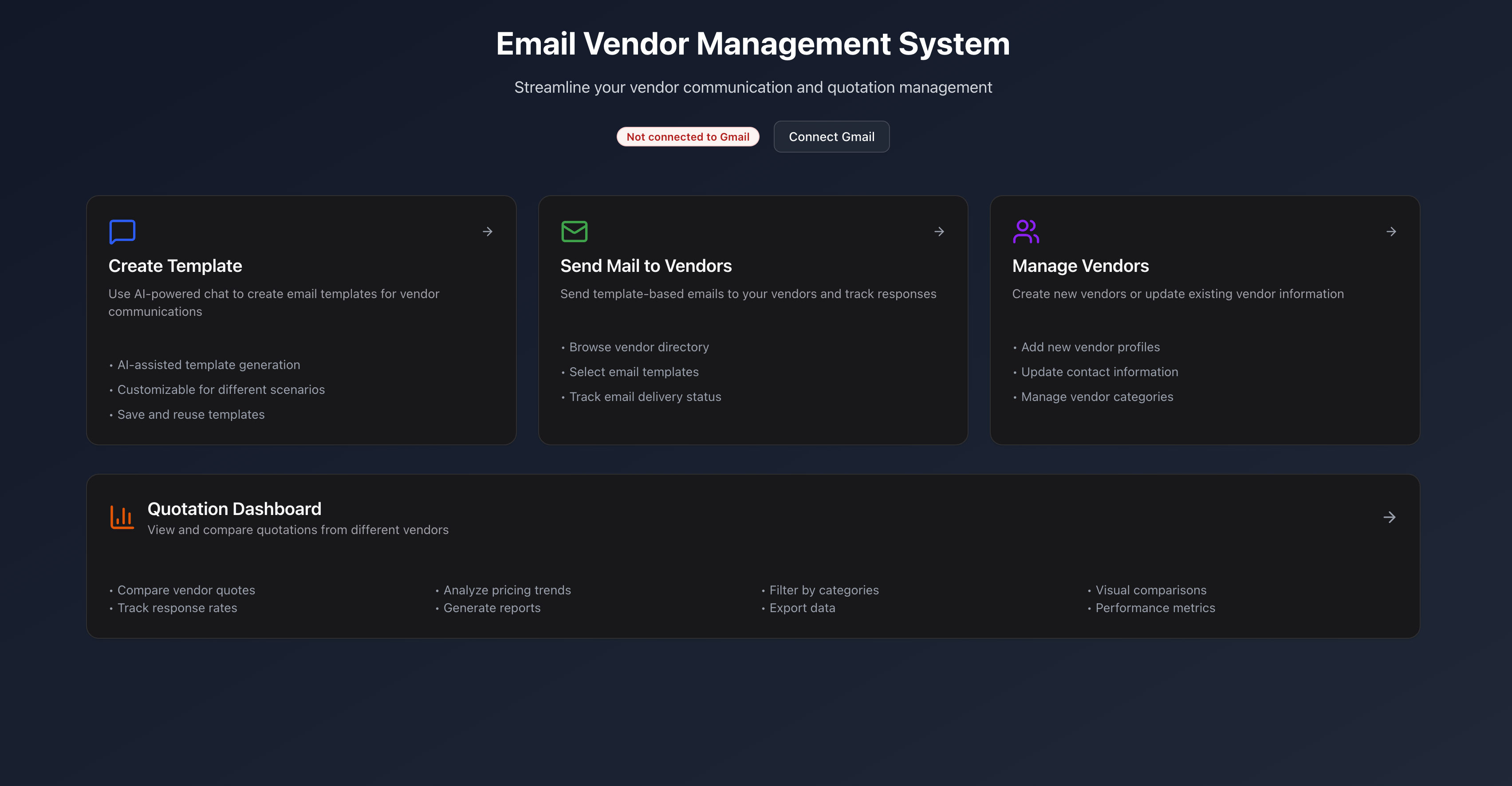 AI-powered RFP management system