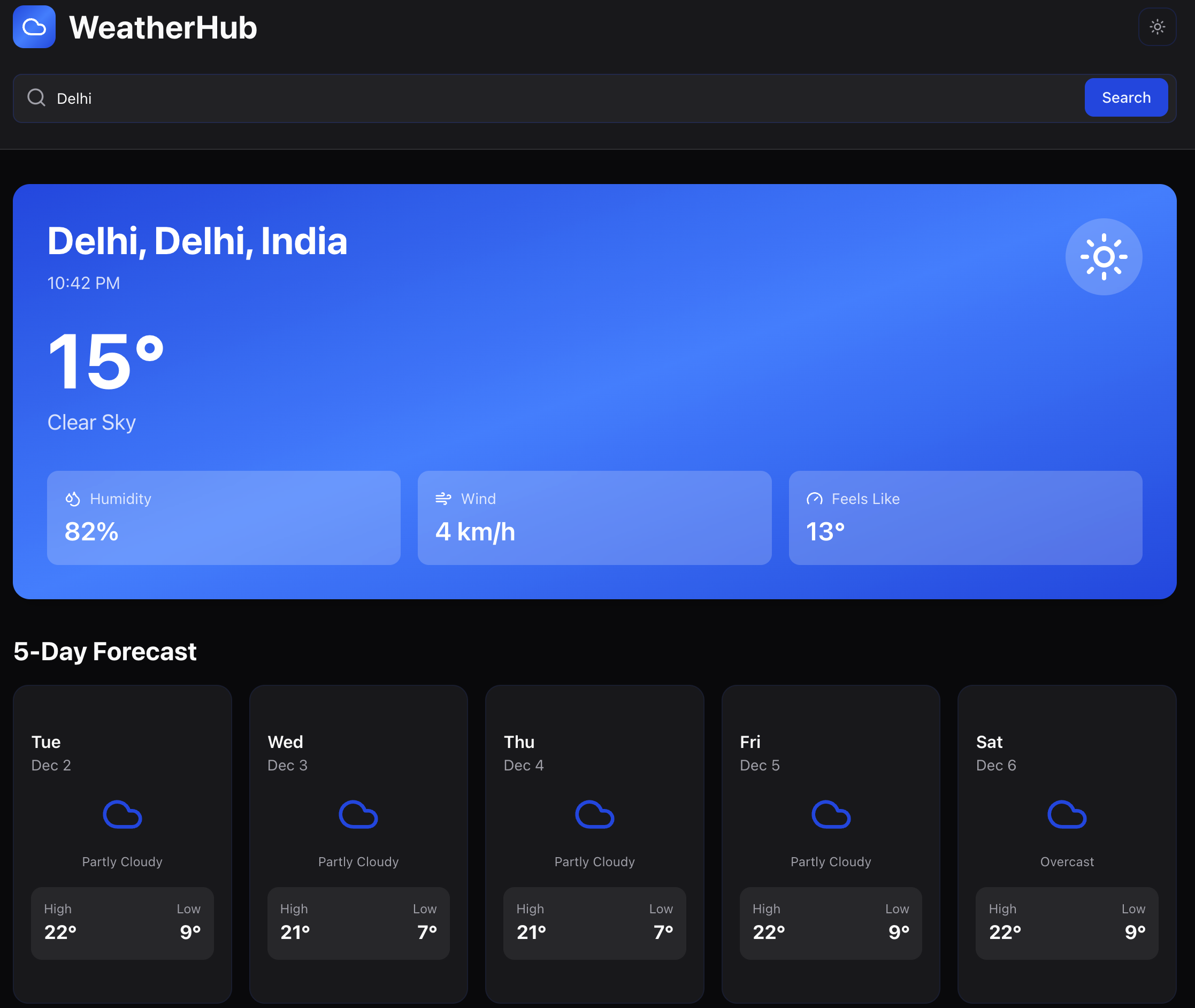 Weather Dashboard